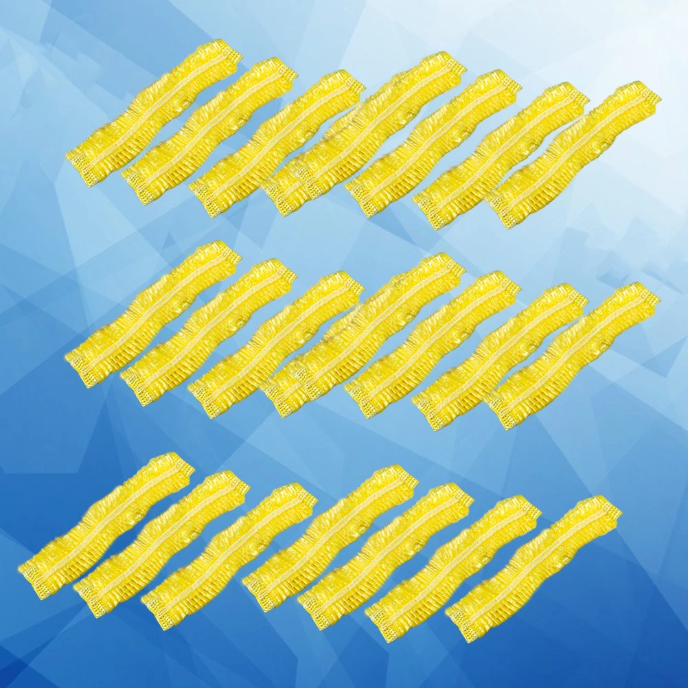 

200 Pcs Waterproof Shower Caps PE Material Hair Portable Lady Salon Hat for Bathing Spa Gym Reusable Travel Friendly