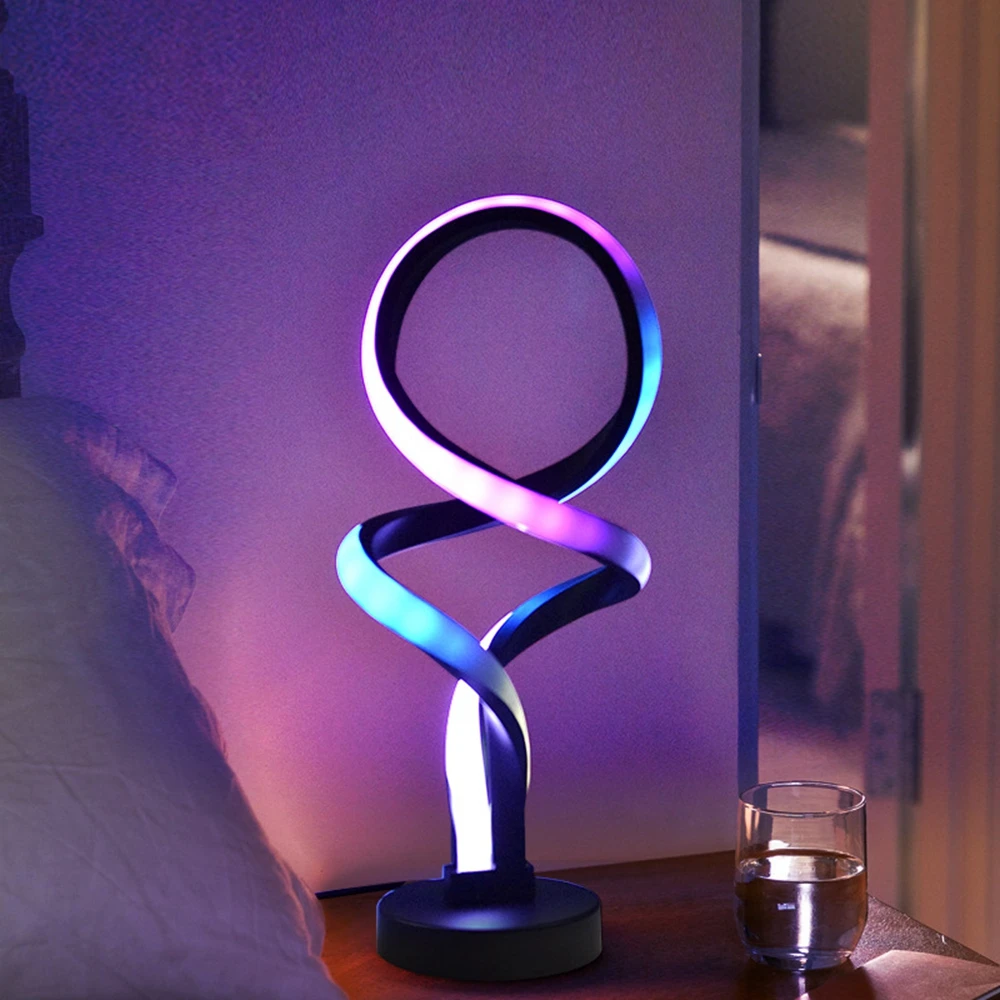 

ABHI RGB Bar Coffee House Table Light 7 Colors Art Atmosphere Lighting Living Room Bedroom Decoration Night Lamp