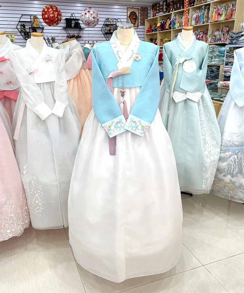 Korean Imported Fabrics Korean Traditional Hanbok Wedding Hanbok Welcome Guests Hanbok Celebration Event Wear