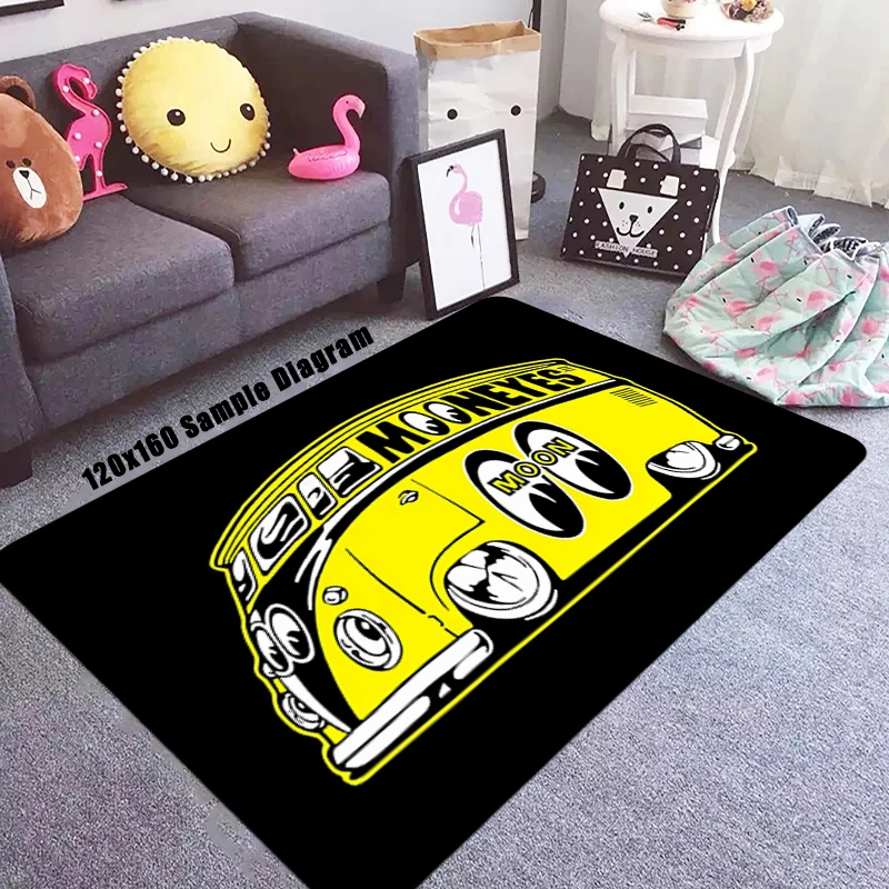 Bedside Carpet Mooneyes Foot Carpets Entrance Doormat Welcome Corridor Mats Anti Slip Long Floor Mat Home Kitchen Hallway Decor