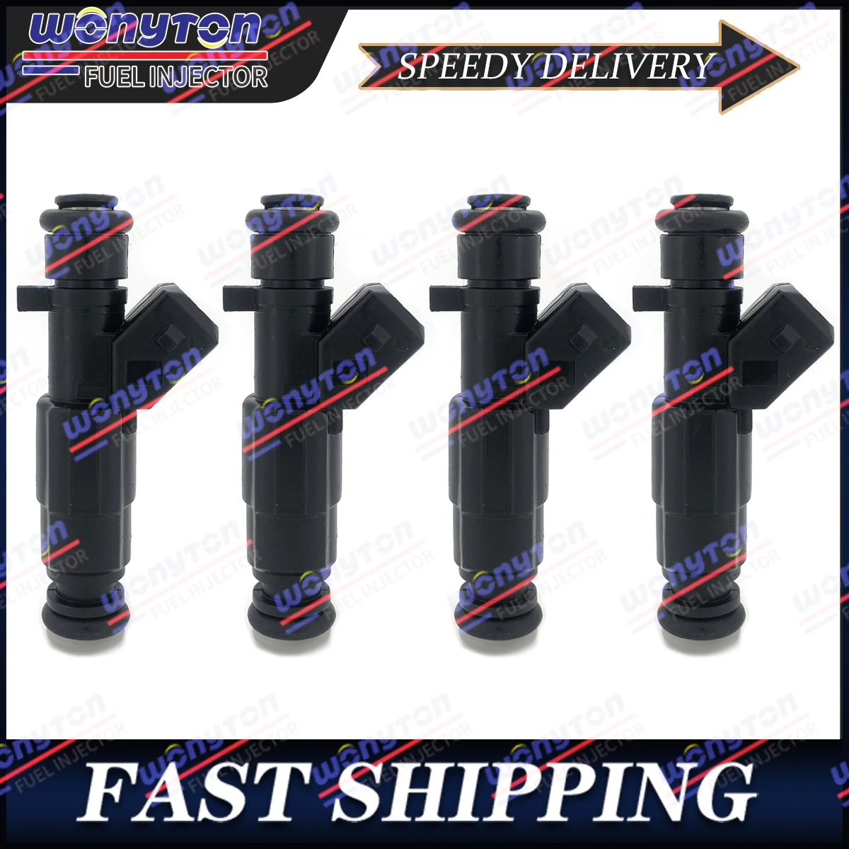 4Pcs Fuel Injectors 0280156274 032906031H for VW Crossfox Polo Golf IV 1.6L 1.4L