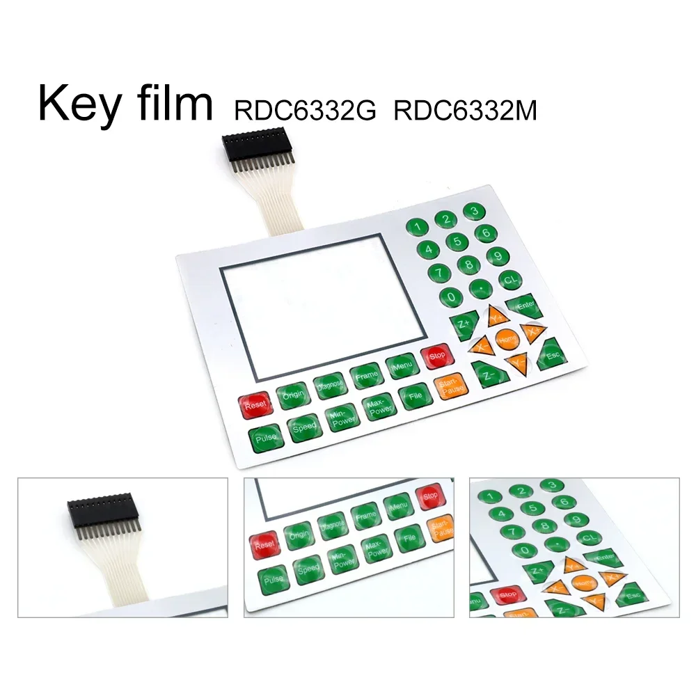 Мембранный переключатель Ruida для RDLC320-A RDC6332G RDC6332M RDC6442S RDC6442G, пленка для клавиатуры, маска