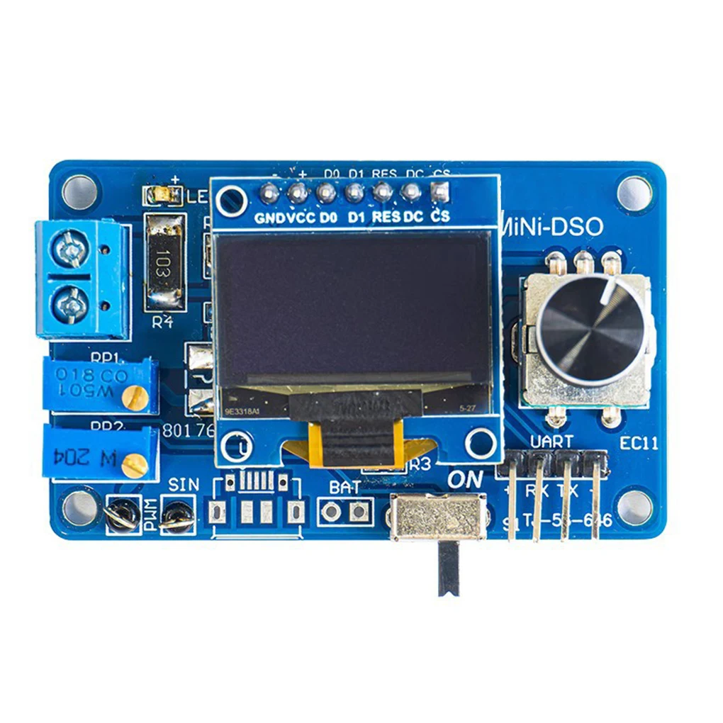 Mini DOS LCD Oscilloscope Kit STC8K8A Single Chip Microcomputer Electronic Welding Training Production of Loose Parts