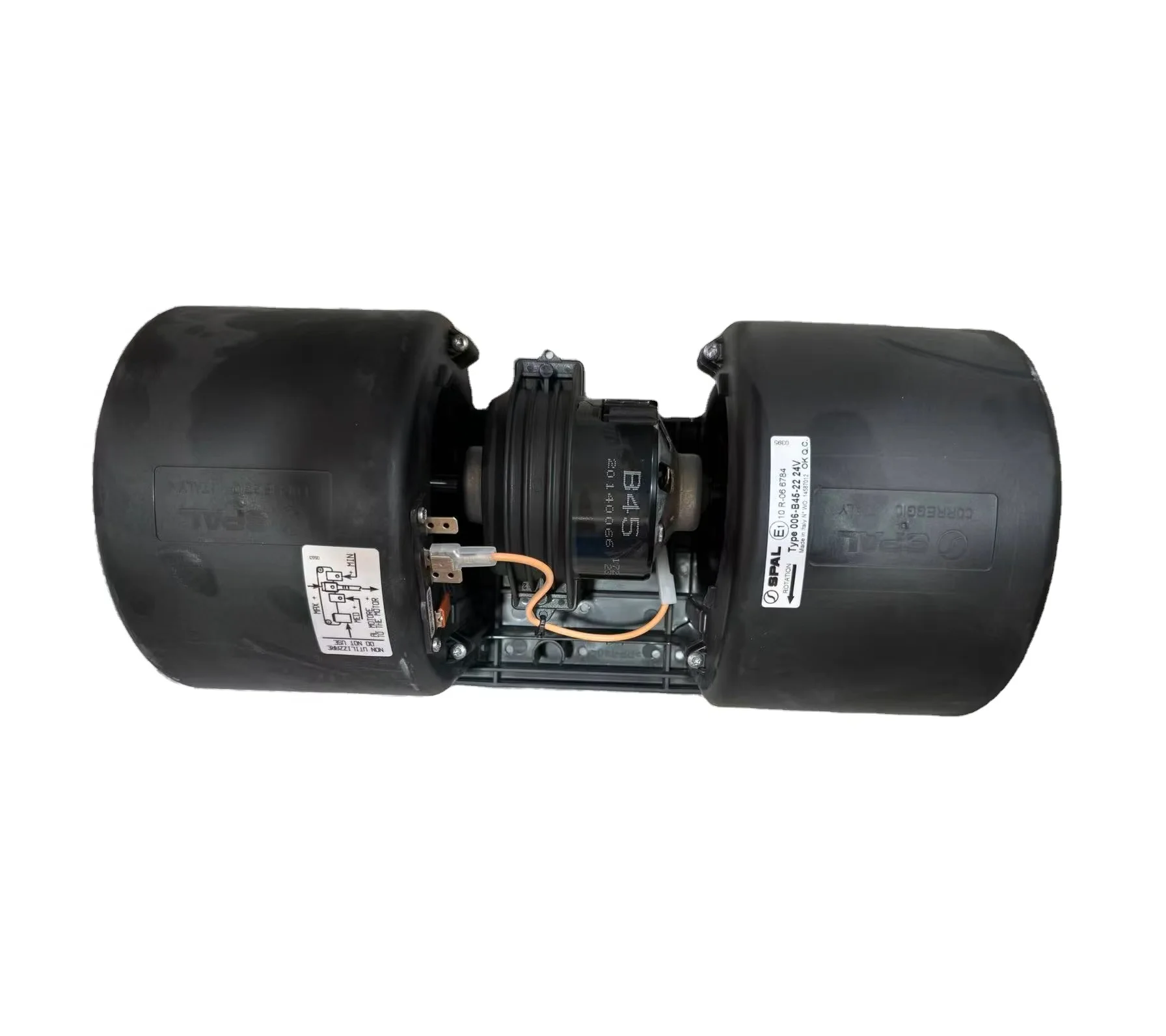 

24V AC Heater Blower Motor and Resistor Assembly Spal 006-B40-22 006B4022 Compatible with Thermo King