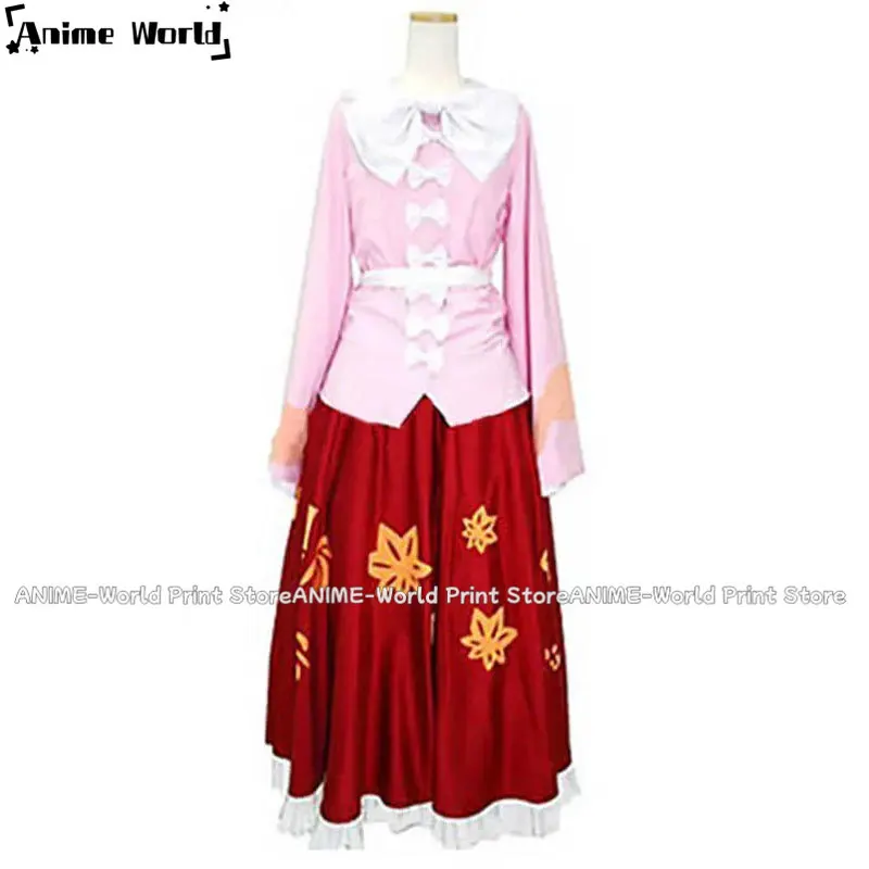 《Custom Size》Anime Touhou Houraisan Kaguya Cosplay Costume Custom Made