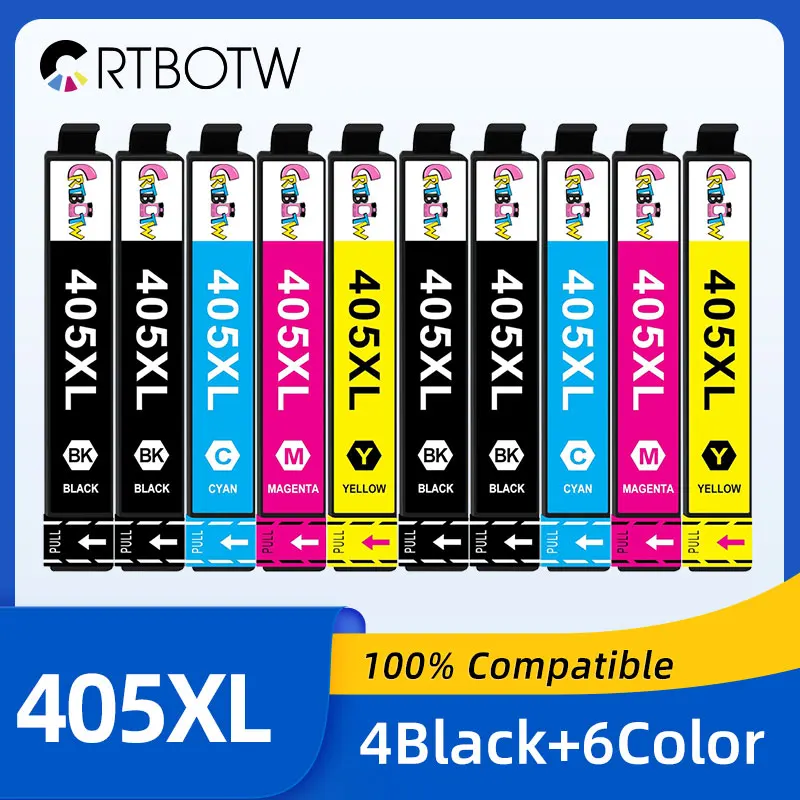 

405XL 405 XL Ink Cartridge Compatible For Epson Workforce WF-7310 WF-7830 WF-7835 WF-7840 WorkForce Pro WF-4830 WF-3820 Printer