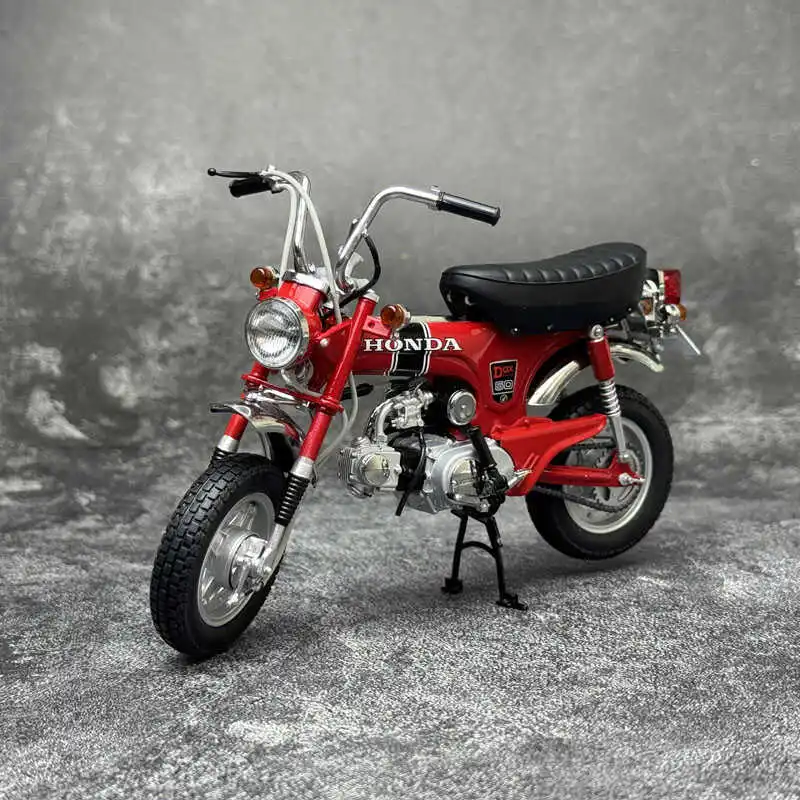 Druckguss Modell auto Benz Ebbro Antike Legierung Honda Dax St50 1969 Motorrad Auto Modell Spielzeug für Jungen Sammlung Display Hobby