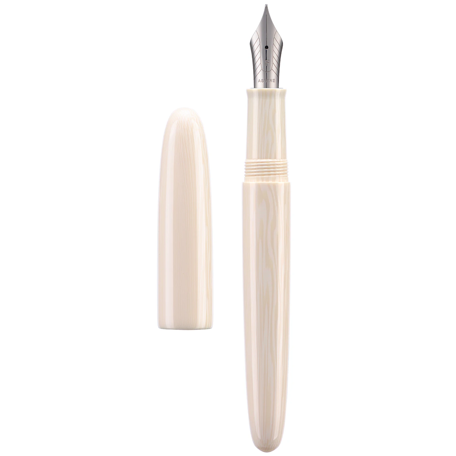 

Перьевая ручка Asvine C80, №8, с перьями EF/F/M/Stub 1.1, ручная работа, большой размер, из смолы цвета слоновой кости