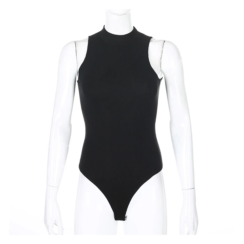 Combinaison Harajuku de Couleur Unie pour Femme, Vêtement Sexy, Noir, à la Mode, Streetwear, Vintage, Y2k, Gothique