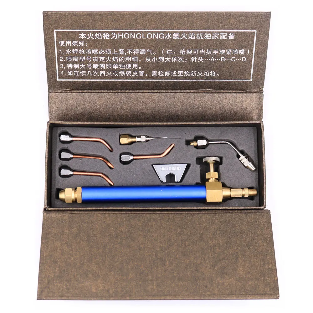 Mini Jewelry Gold Silver Metal Welding Torch With 5 Mouths Water Oxygen Cooling Torch Kit Gas Abcd Size Torches