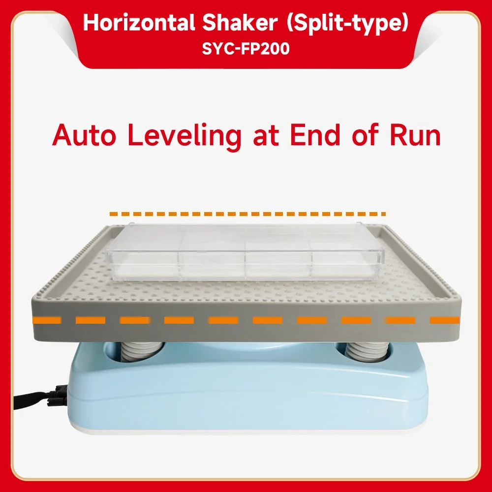 

Orbital Shaker for Mixing and Agitating Liquids in Centrifuge Tubes, Microplates, Petri Dishes, and Culture Flasks