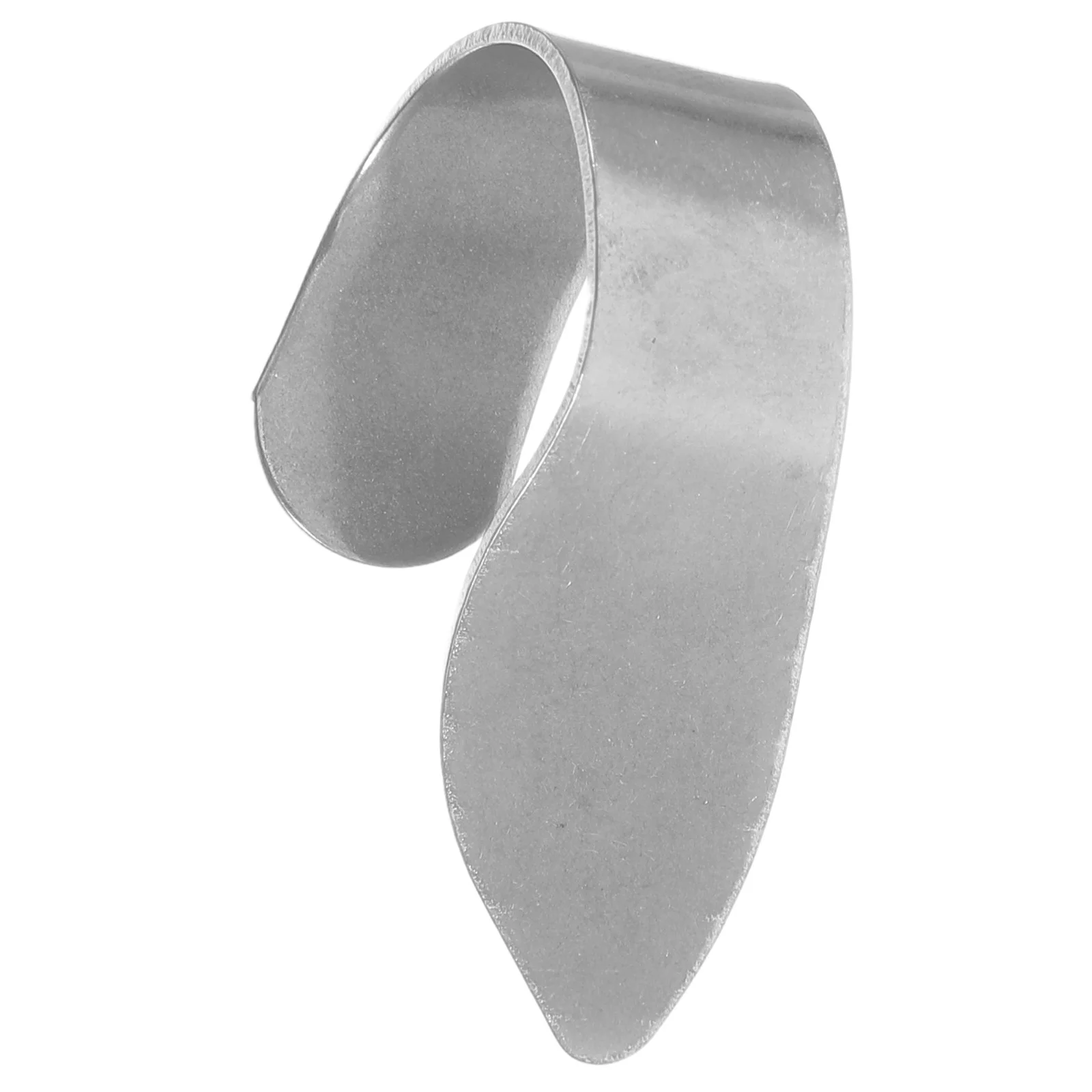 

Ultra Thin Stainless Steel Thumb Picks Silver Lightweight Durable Guitar Ukulele Playing Suitable Collection Thumb Picks