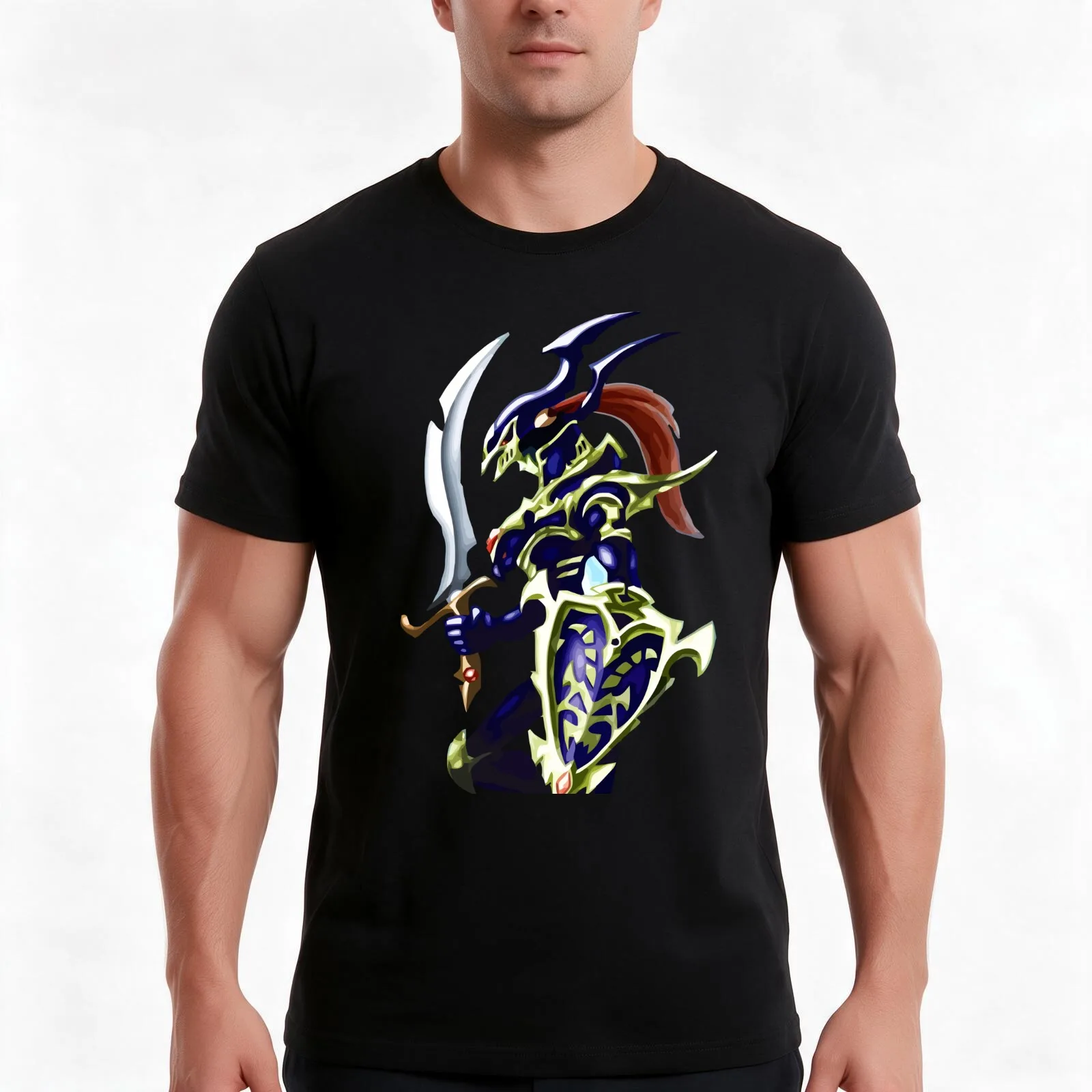 Black Luster Soldier T-Shirt Summer Casual Cotton Tee Oversized Streetwear Tops Vintage Graphic Print Loose Fit Short Sleeve