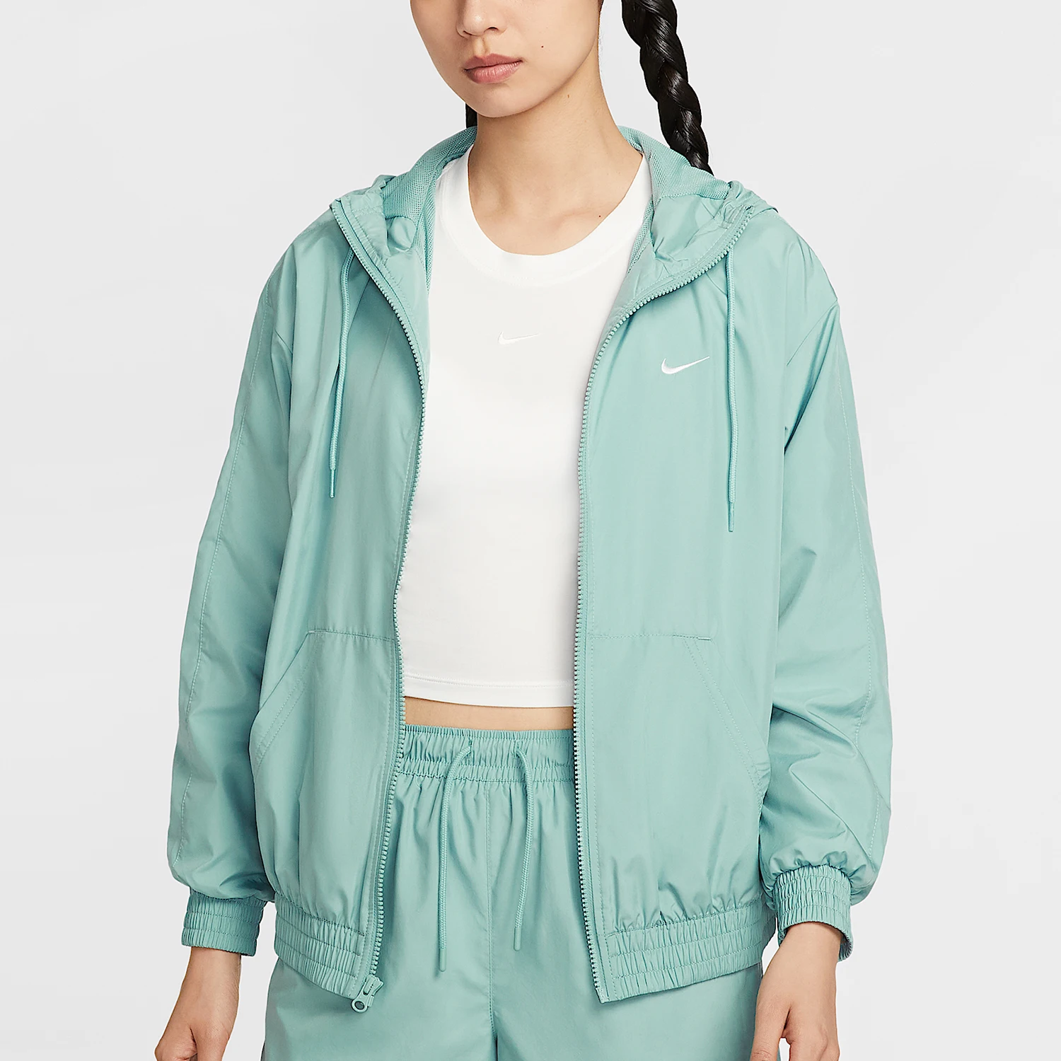 سترة نايكي الرياضية الأصلية للنساء للحماية من الأشعة فوق البنفسجية FV6299-017