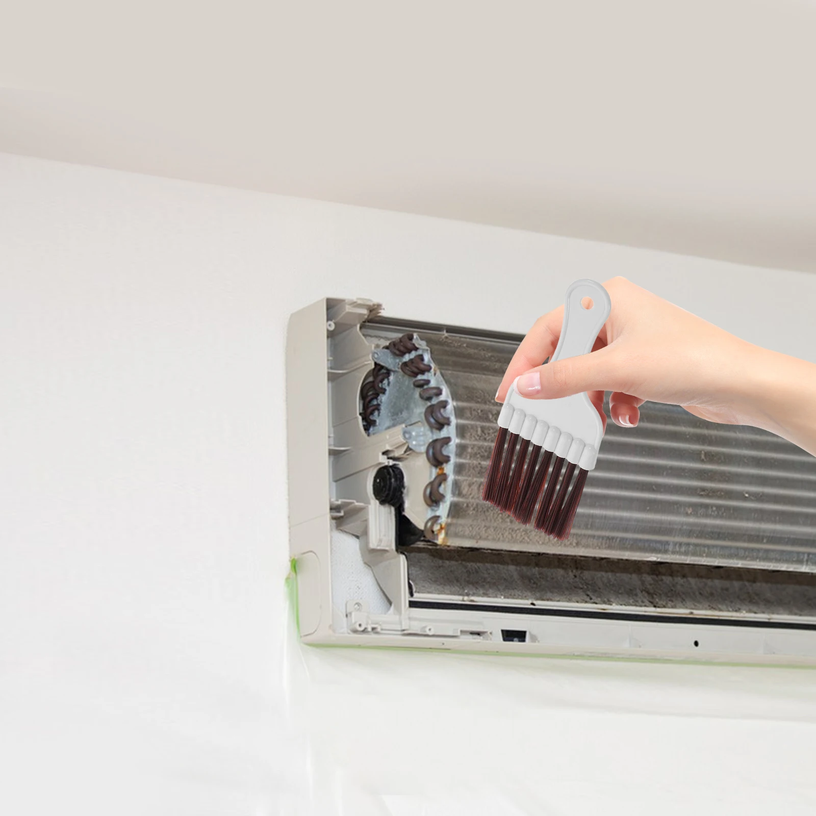 

Air Conditioner Comb Cleaner Kit Air Conditioner Fin Cleaning Kit Ac Radiator Brush Plastic Home Cleaning Tools Fin