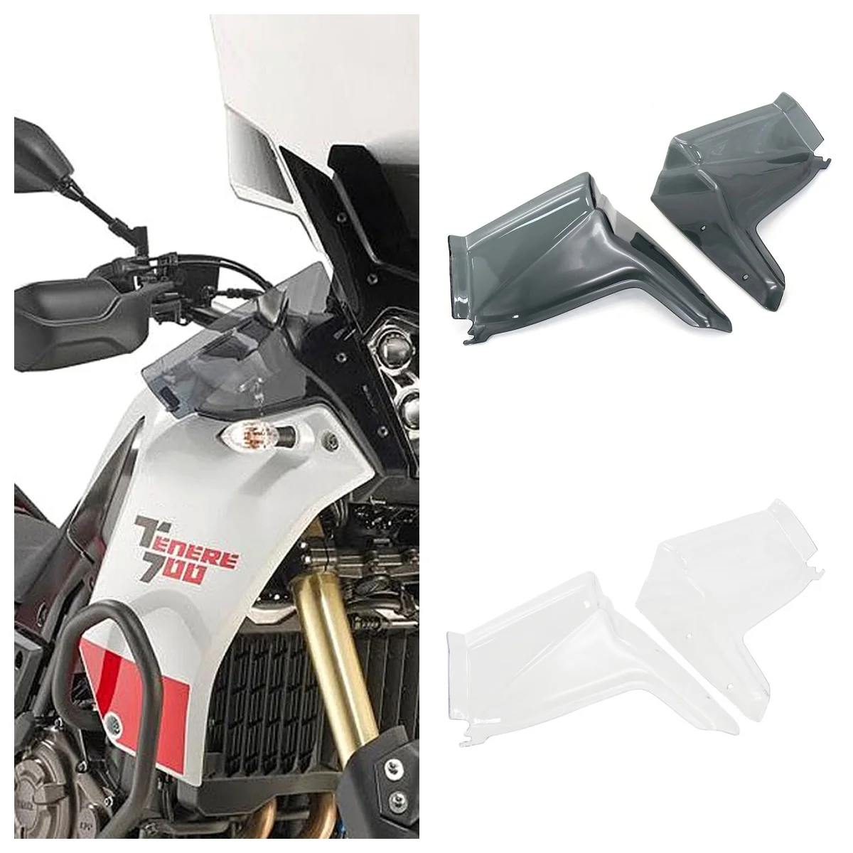 

Motorcycle Acrylic Handguard Hand Shield Windshield For Yamaha Tenere 700 TENERE700 XT 700Z XT700Z XT700 Motorcycle Accessories