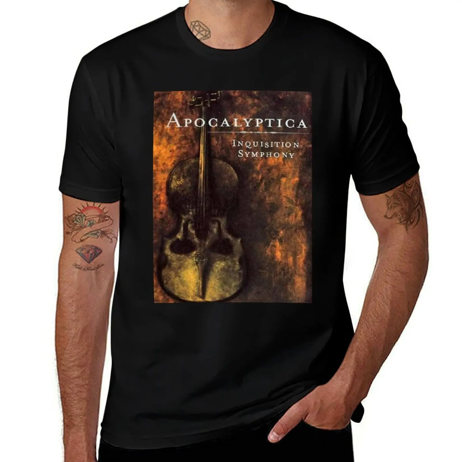 

Футболка apocalyptica, забавные футболки, хлопковая футболка, мужская футболка