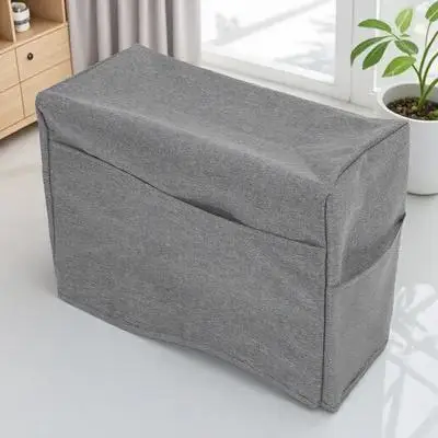 

Grey Foldable Sewing Machine Cover Durable Oxford Cloth Dustproof Protective Case with Storage Pockets Universal Home Sewing