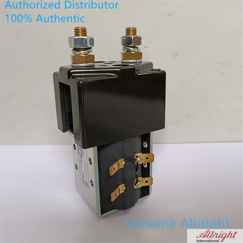 Contactor Albright genuino, relé solenoide de 80 V, SW180, SW180B-13, 80 voltios, carretilla elevadora eléctrica, paleta, carrito de Golf, Robot