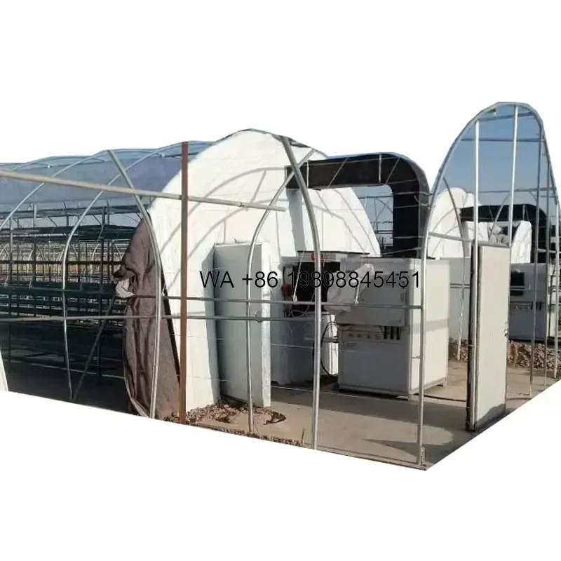 Wmwmnu Greenhouse Mushroom Cultivation Control System Climate Regulation Heating Cooling CO2 Light Management for Farms