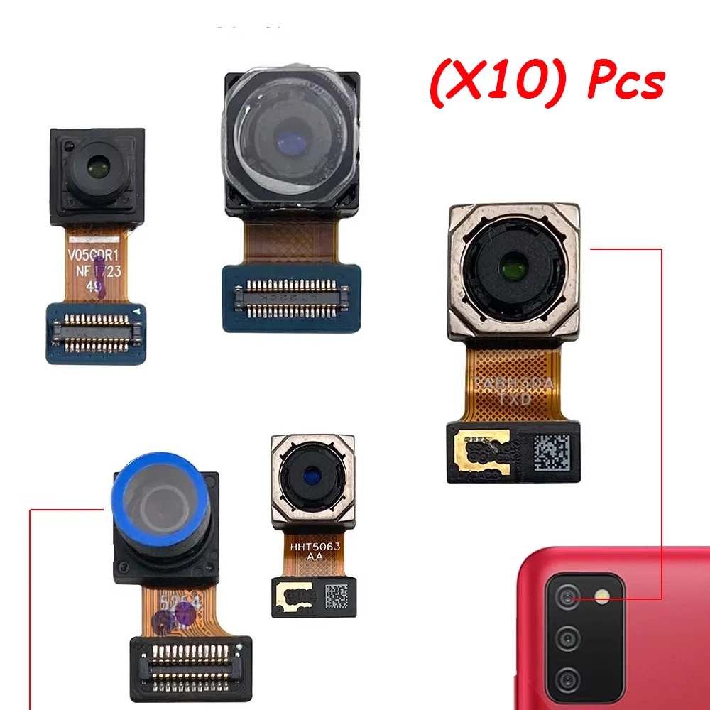10 Stück, Flexkabel für die große Rückkamera, Hauptkameramodul, Ersatzteile für Samsung A02S A01 Core A02 A03 A01