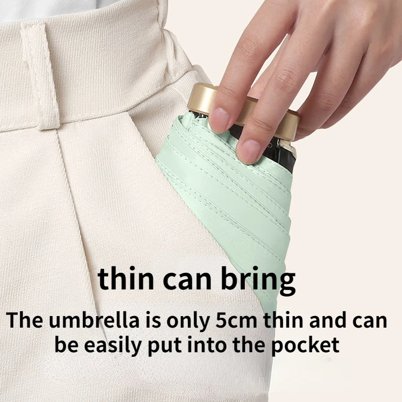 Mini Pocket Rain Umbrella Sun Shade Umbrella Women Rain Umbrella UV Sun Umbrella Capsule Umbrella business umbrella it