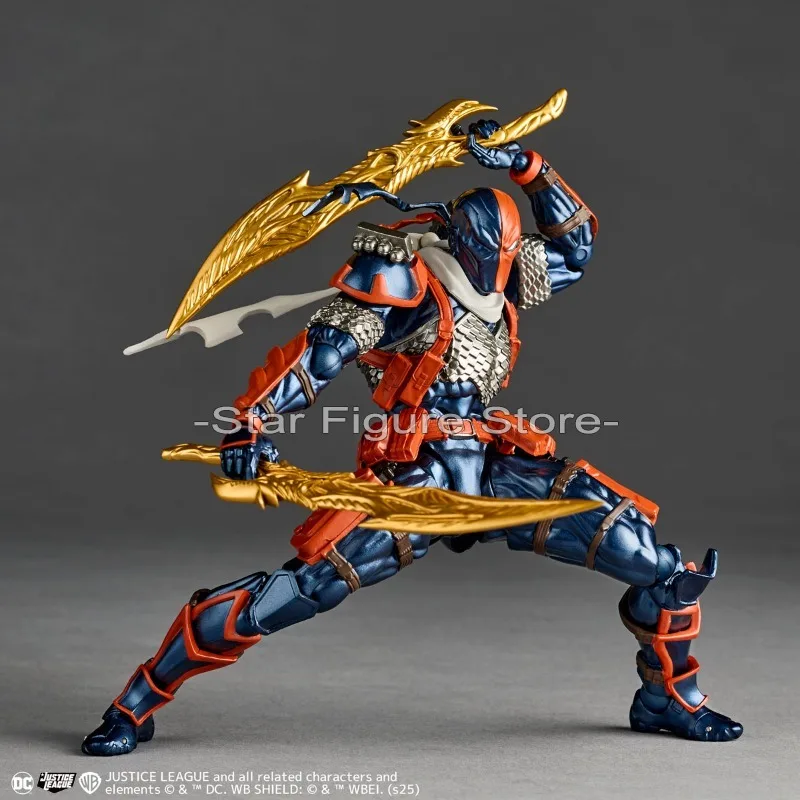 مذهلة ياماغوتشي Deathstroke عمل الشكل 16 سنتيمتر Kaiyodo Revoltech Slade جوزيف ويلسون المنهي تمثال جمع نموذج اللعب