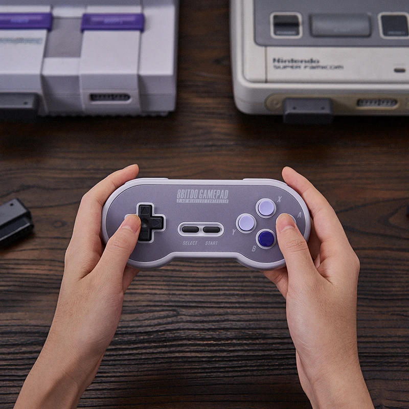 

2.4G Wireless Retro Gamepad | Compatible with SNES/SFC Classic Mini & Original Console, Plug-and-Play Controller