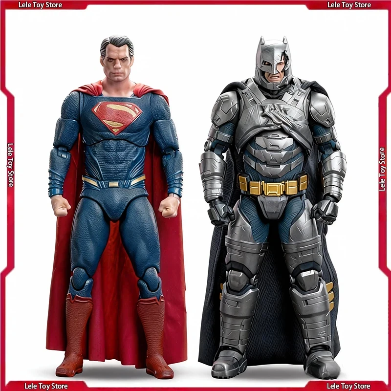 

FondJoy BVS Luxury Set Henry Superman Battle Damage Edition Heavy Armor Batman Handmade Toy Male Gift DC Toy Collection