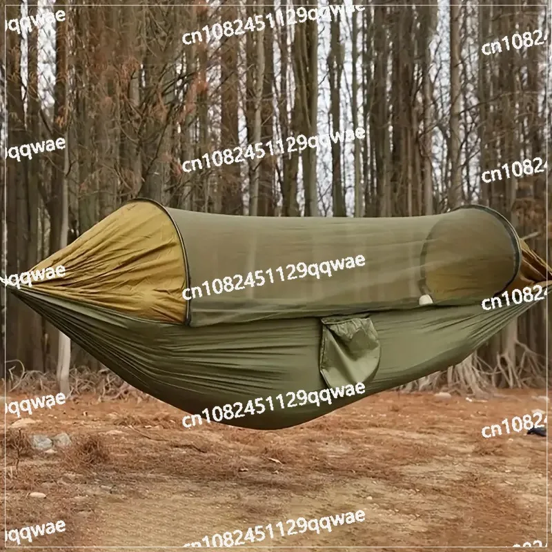 Portable mosquito net nylon hammock nylon cloth large space pole sunshade outdoor mosquito-proof hammock