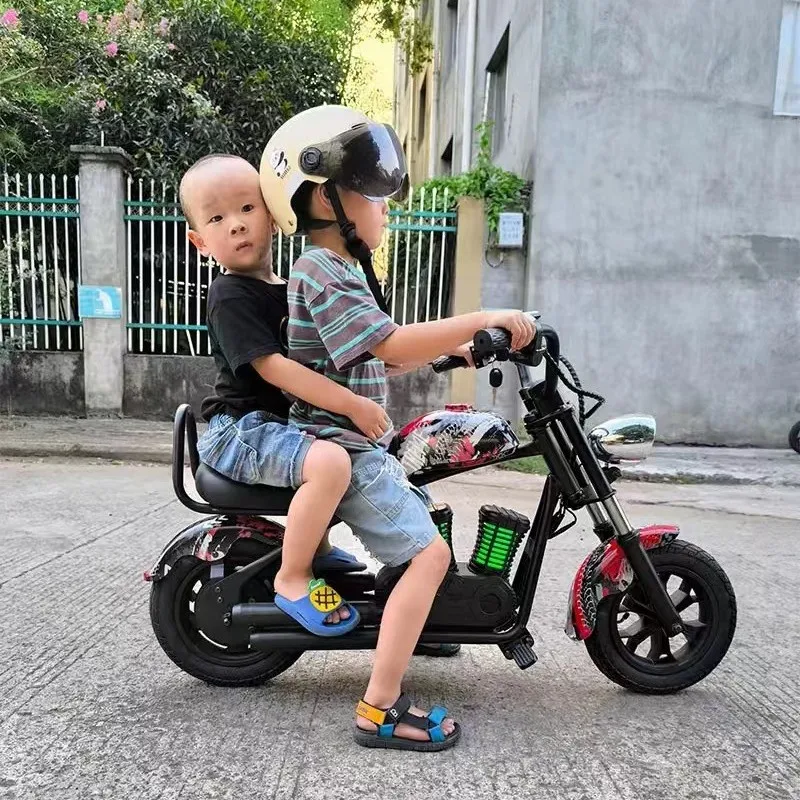 

Storm Rider electric children's motorcycle two-wheeled toy car lithium battery, retro electric car balance car
