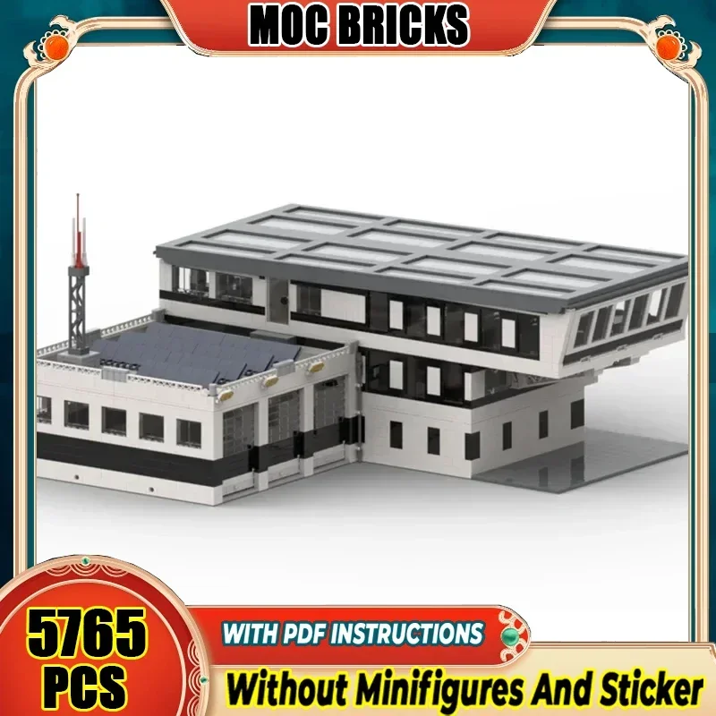 

City Street View Model Moc Building Bricks Germany SEG Station Technology Modular Blocks Gifts Christmas Toys DIY Sets Assembly