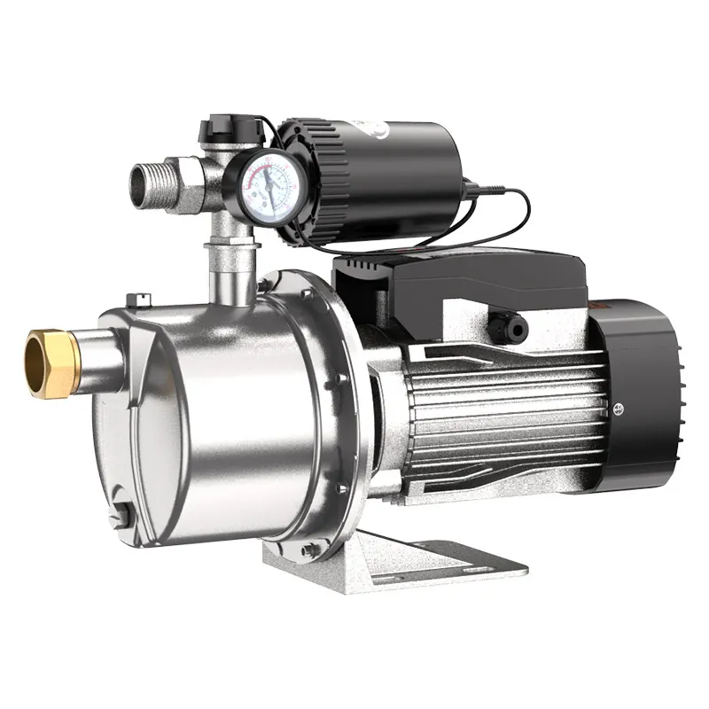 220vHousehold Fully Automatic Water Pump 370W-1500W Self-Priming Stainless Steel Silent Tap Booster Pump for Water Supply System