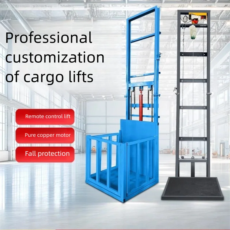 Customized Home Electric Hydraulic Freight Elevator Lift Safety Anti-fall Lifting Platform