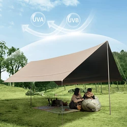 Tienda de campaña al aire libre, toldo de viaje impermeable, Anti-uv, portátil, protección solar para coche, suministros para acampar al aire libre