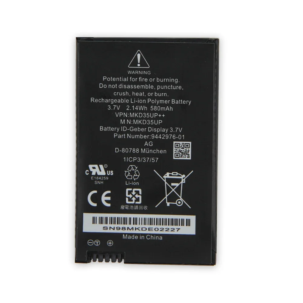 NEW Rechargeable Battery MKD35UP For BMW 5 6 7 Series GT X3 X4 X5 X6 730 740 745 530 Display Remote Control Car Key Battery