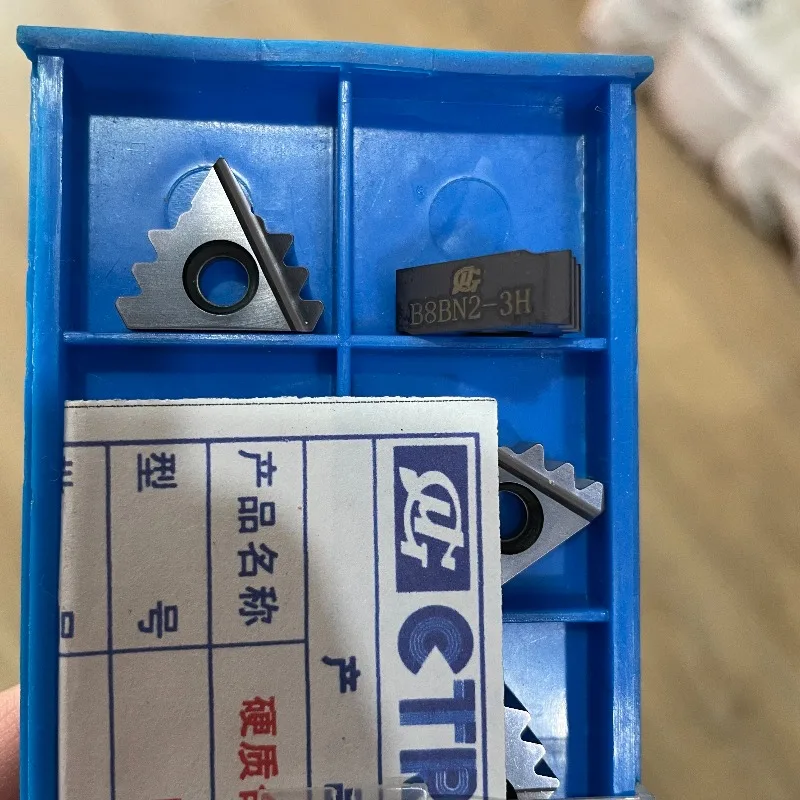 

Butterfly-shape CNC Carbide Internal External Threading Inserts 22ER8APIRD BR402 Lathe Thread Milling Cutter Blade For Oil Pipe