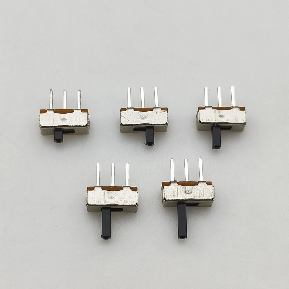 20/50/100Pcs SS12D00 3Pin Toggle Switch 1P2T 2 Position SS12D00G2 DIP Slide Switch Handle length:2mm/3mm/4mm/5mm/6mm
