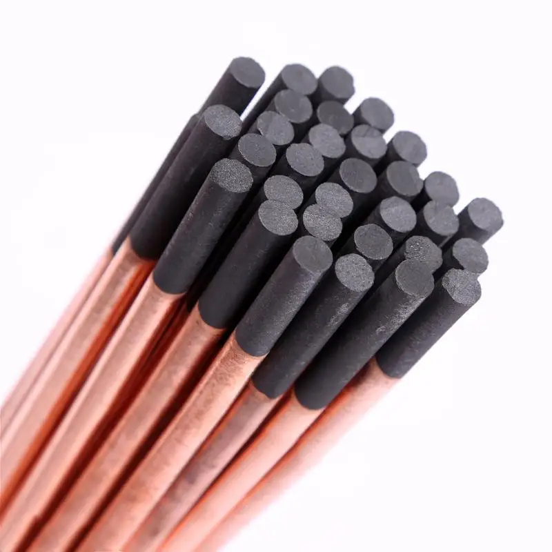 Boxed Air Carbon Arc Gouging Rods Copper Round Graphite Electrode Rod For DC Gas Gouging Gun Electrode Carbon Rod 4-10mm