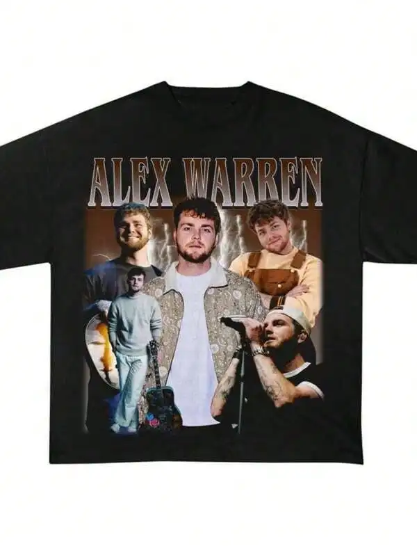Alex Face Finger Tour 2026 Shirt Warren T-Shirt Alex Black Tops Men's Casual Sports Tee Suitable For