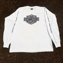 American Retro Casual Cotton Long-sleeved Sweater Tatoo Graffiti Rock Fashion Street Hiphop Top Bottoming Shirt Men's Clothing