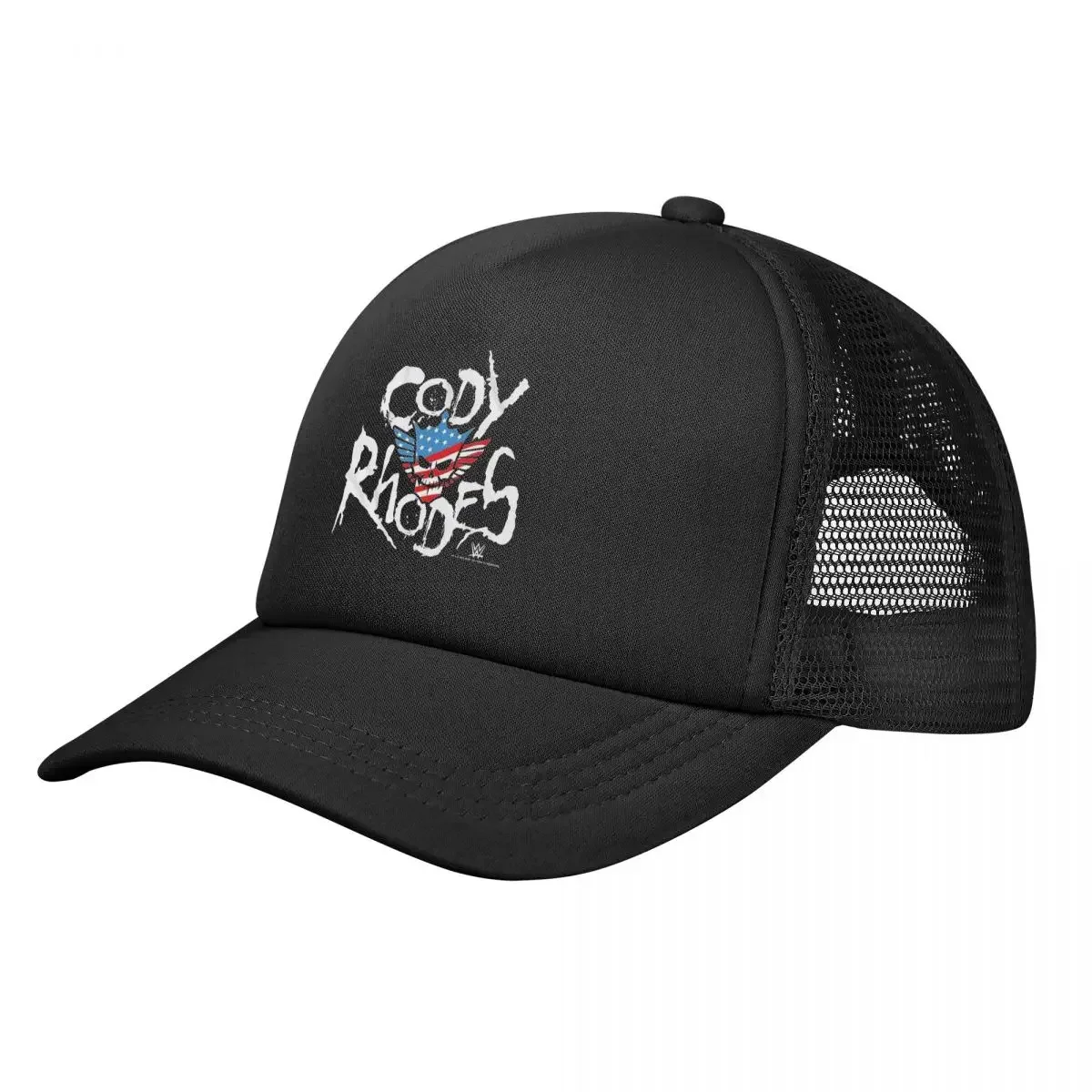 Cody Rhodes American Mesh Baseball Caps Men Women Hip-Hop Trucker Hat Hat Adjustable Polyester Dad Hat Summer Trucker Caps