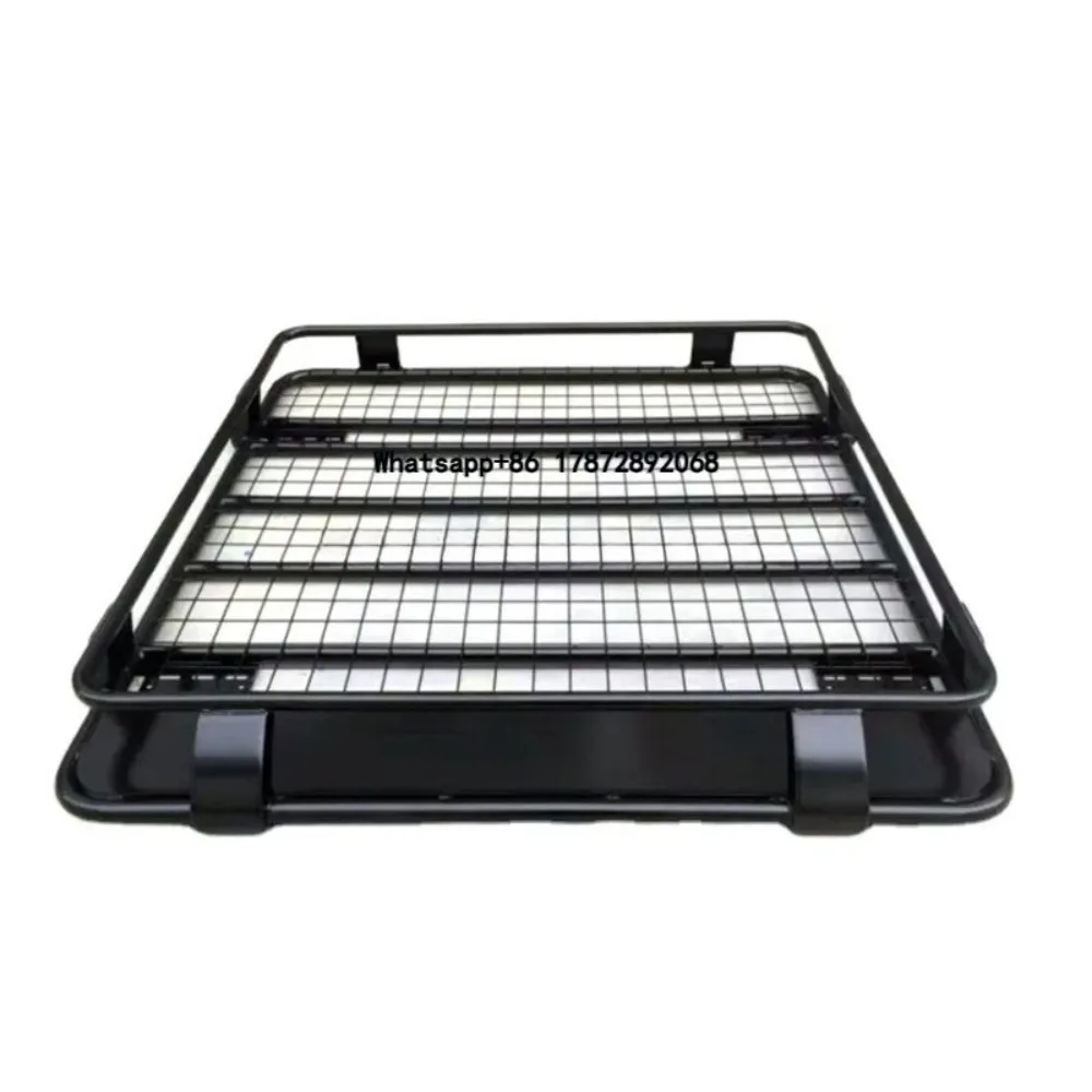Land Cruiser Lc100 Lc200 Use Only Rooftop Carrier Aluminium Tool Tray Basket Roof Rack Cargo Carrier for Outdoor Camper