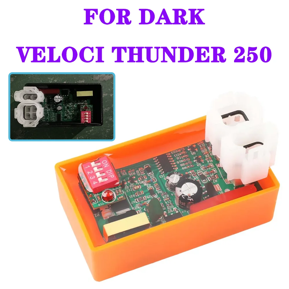 Para Dark Veloci Thunder 250 GY6 150CC Zanella150 RX Z6 BERA BR200RR nuevo DT200 CROSSMAX250 VGA Versus 6 pines DC CDI encendedor de carreras