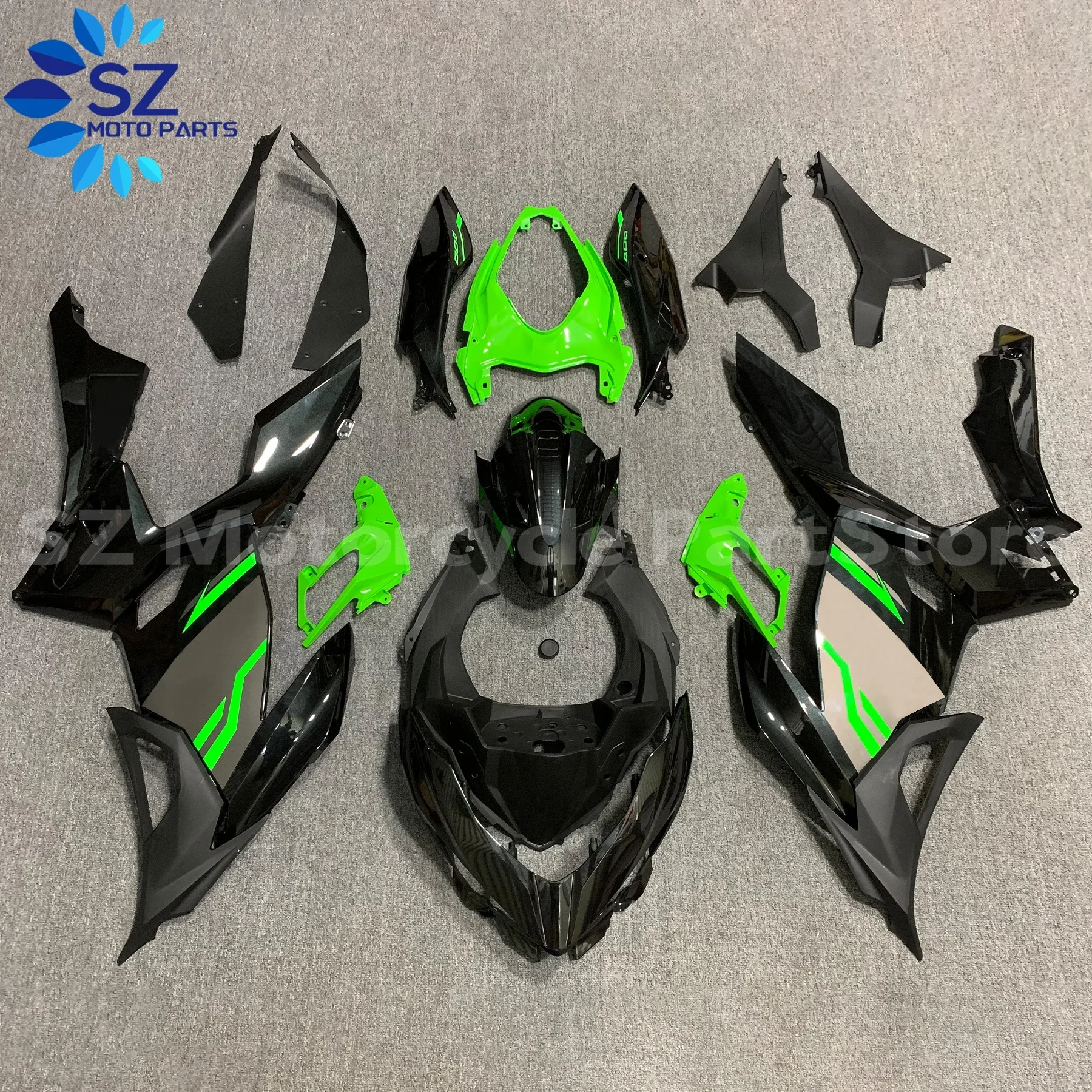 

Motorcycles Fairings Kits Tools Accessories Moto for Kawasaki ninja400 18~23 years 2018 2019 2021 2023 green