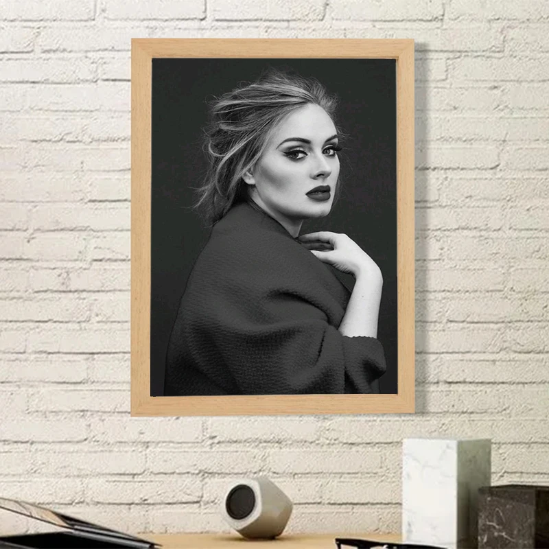 Famous Singer Poster Adele Posters for Wall Decor Hot Album Large Paintings Modern Living Room Decoration Pop Music Canvas Art