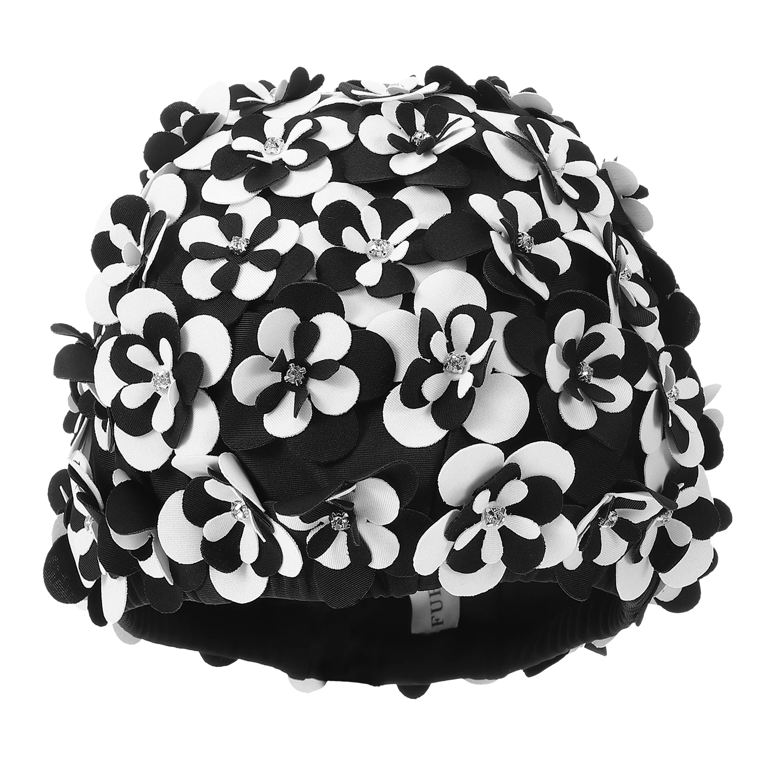 

Flower Swimming Cap Waterproof Floral Swim Caps for Women Nylon Wear-resistant Hats Long Hair Protection Summer Swim Caps