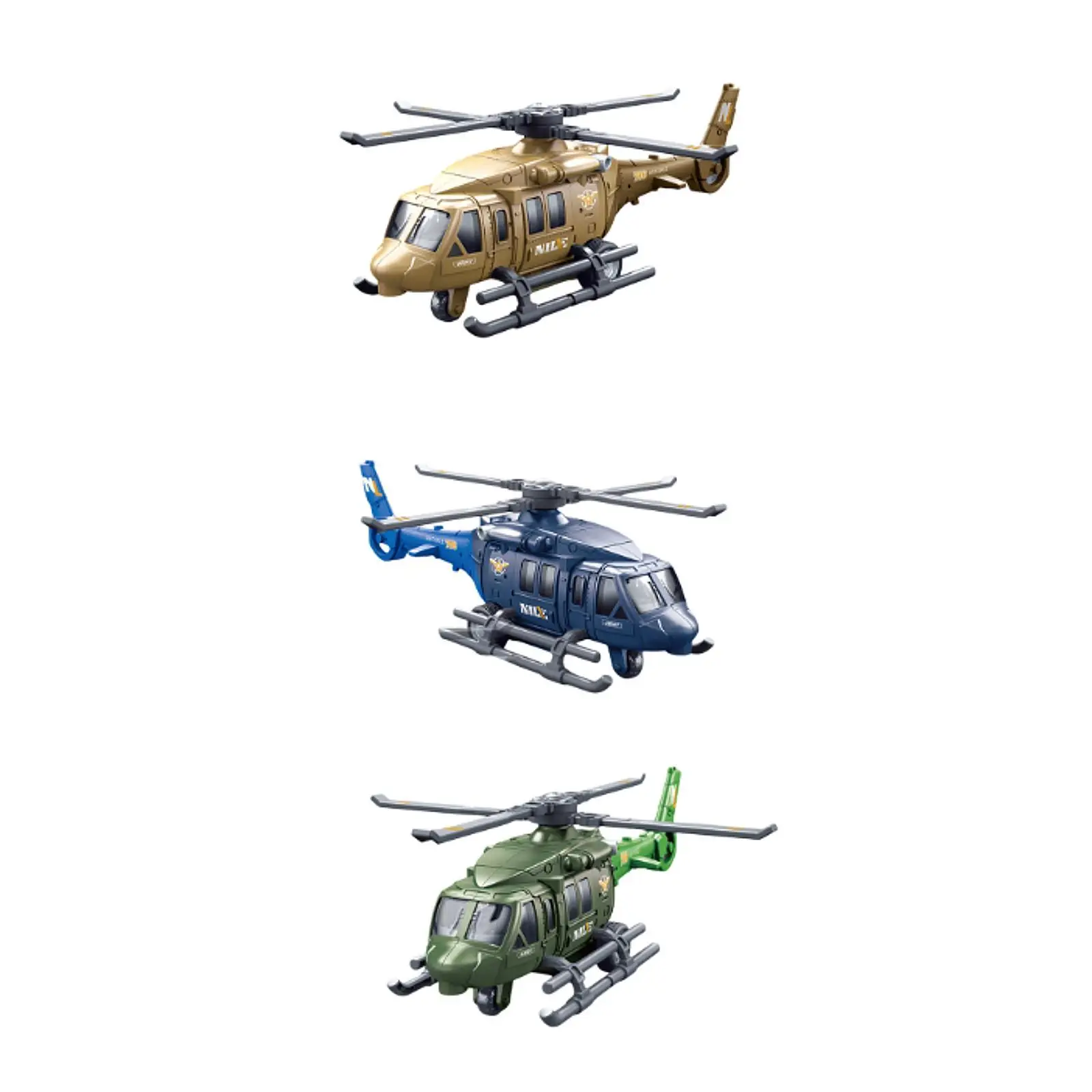 Helicopter Model, Kids Aviation Playset Ornament, Simulation Kids Aviation Display Piece Pretend Play for Birthday Gift Kids