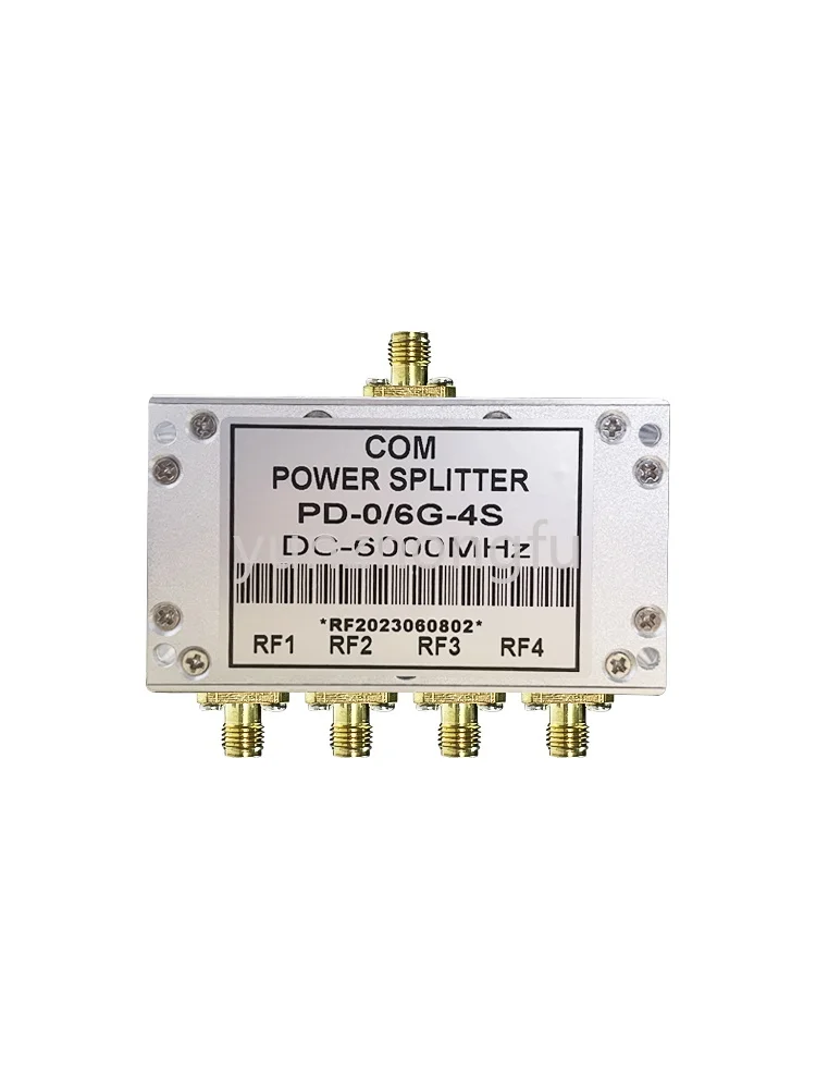 

SMA One To Four Resistance Power Divider 0-6000mhz Broadband DC-6G SMA Dual Female Connector RF Distributor