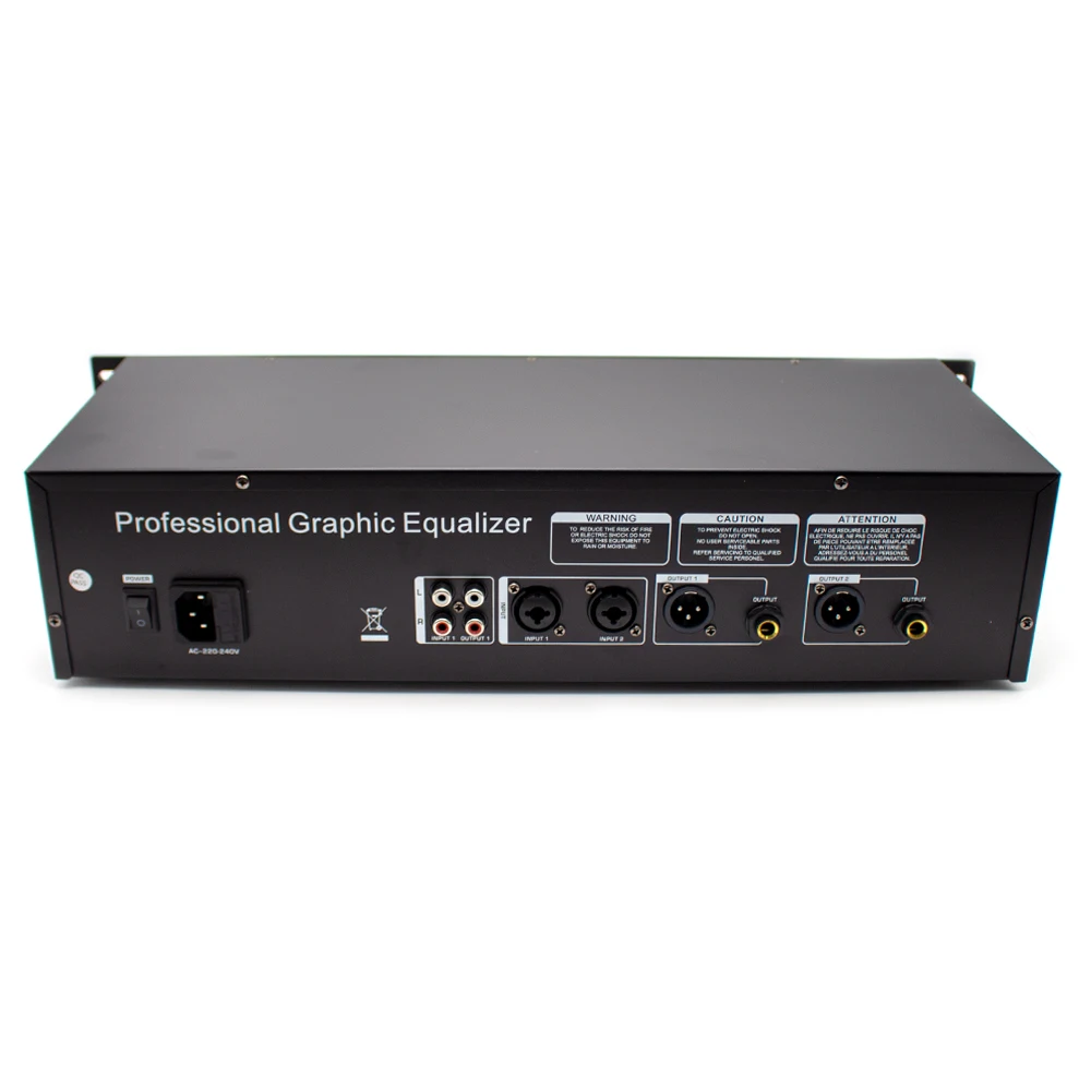 EQ-888 2U Dual Spectrum Audio Equalizer Digital 31 Band Audio Digital Efek DSP Equalizador Prosesor Tahap KTV Sistem Suara